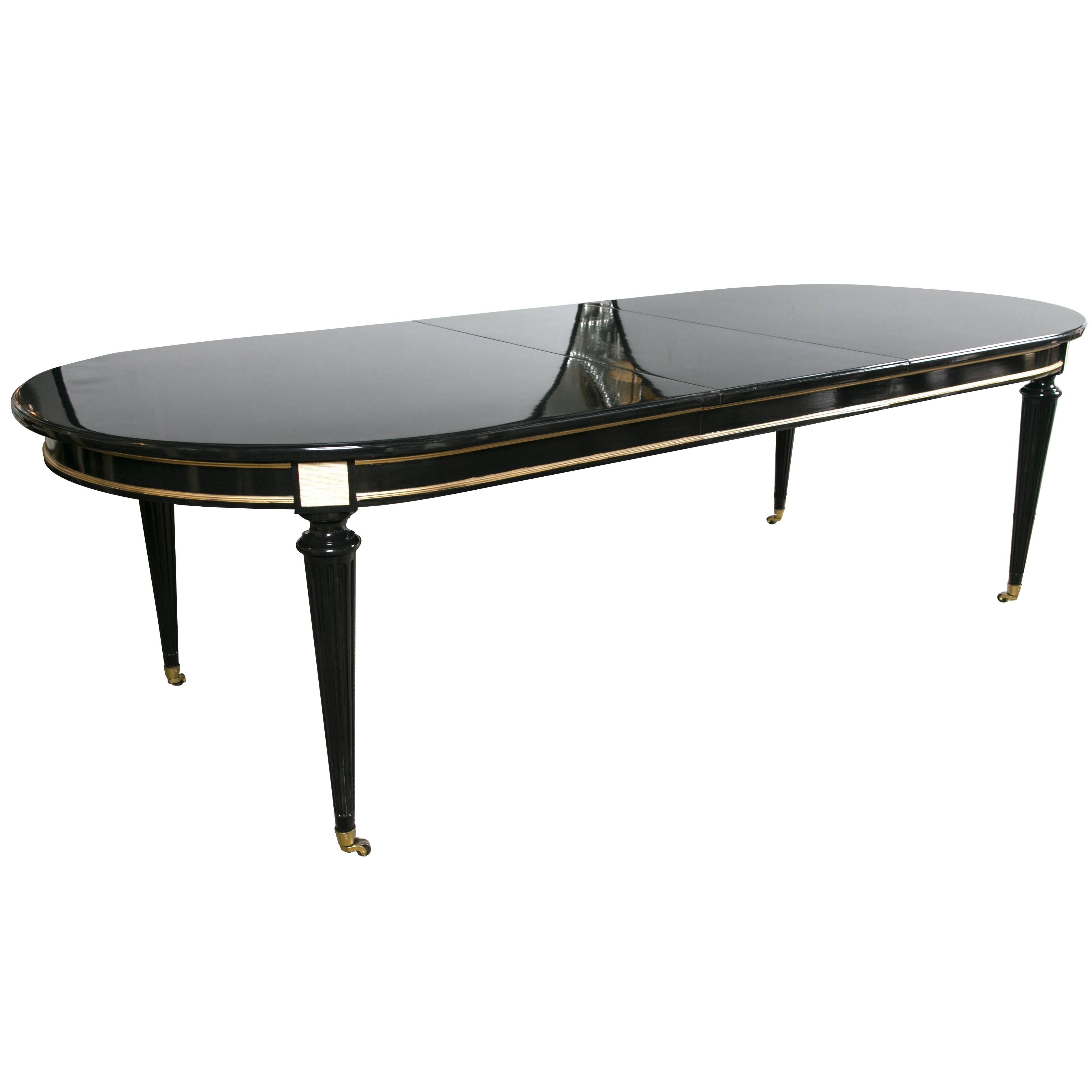 Maison Jansen Steinway Finish Louis XVI Style Dining Table