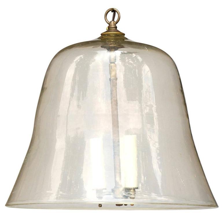 French Bell Jar Fixture at 1stdibs