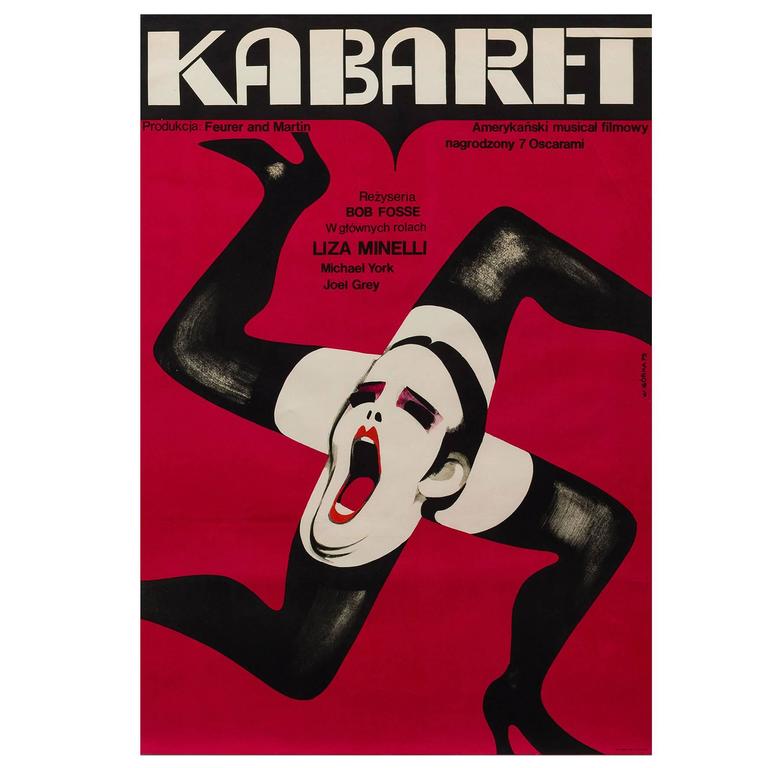 Cabaret Original Polish Film Poster, Wiktor Górka, 1973 at ...