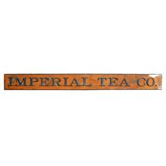 Imperial Tea Co. Sign 6