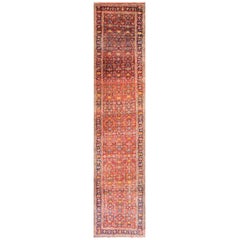 Antique Persian Kurdish Bidjar Runner, 3'8" x 17'6"