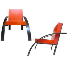 Pair of Parigi Chairs by Aldo Rossi for Unifor