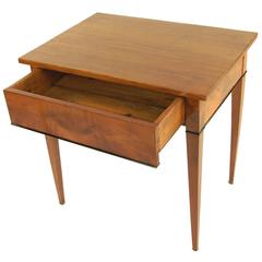 Biedermeier Period Side Table, Cherry Tree, circa 1820-1830