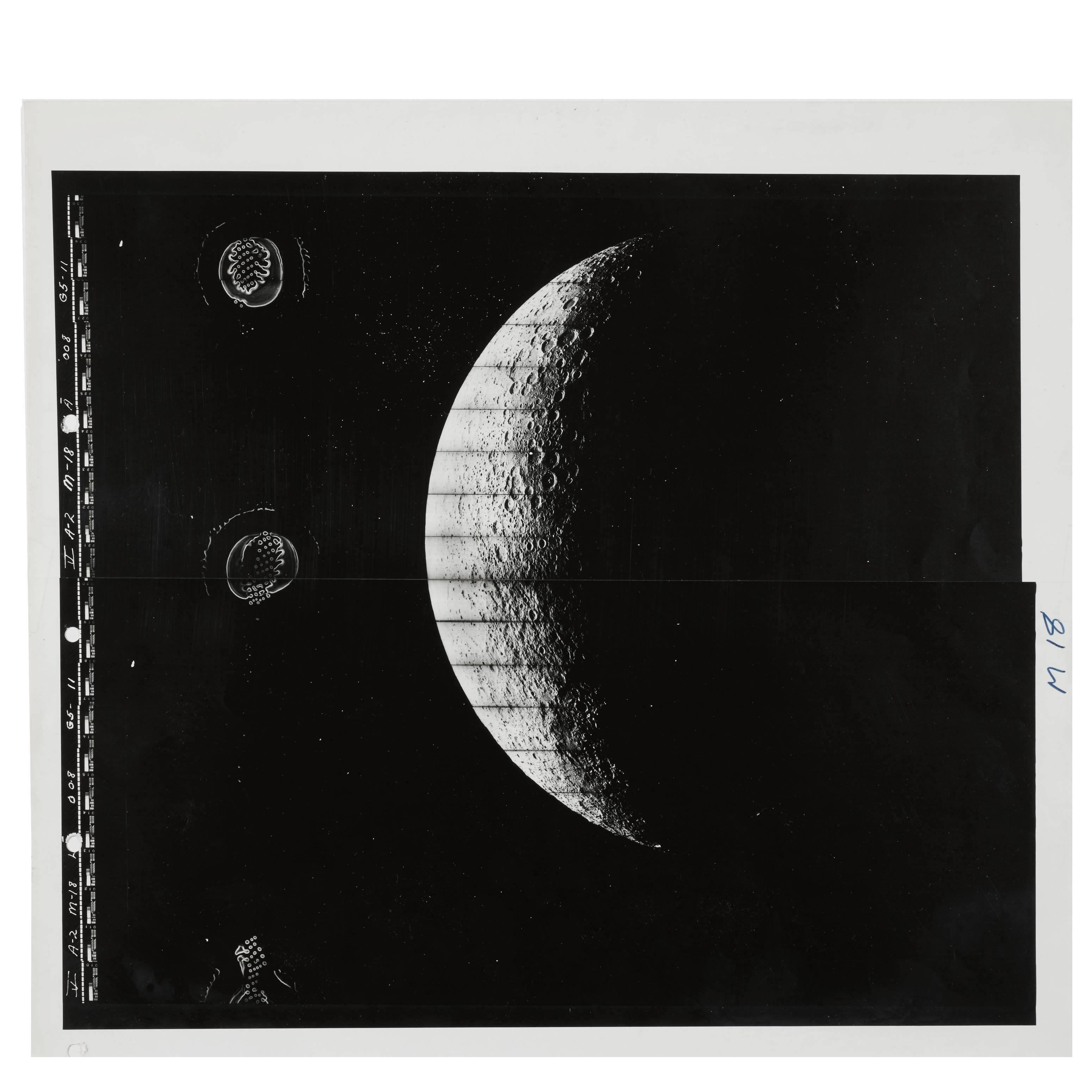 Photographed During the Fourth Lunar Orbiter Mission For Sale