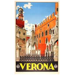 Verona Italy, Advertising Poster by ENIT