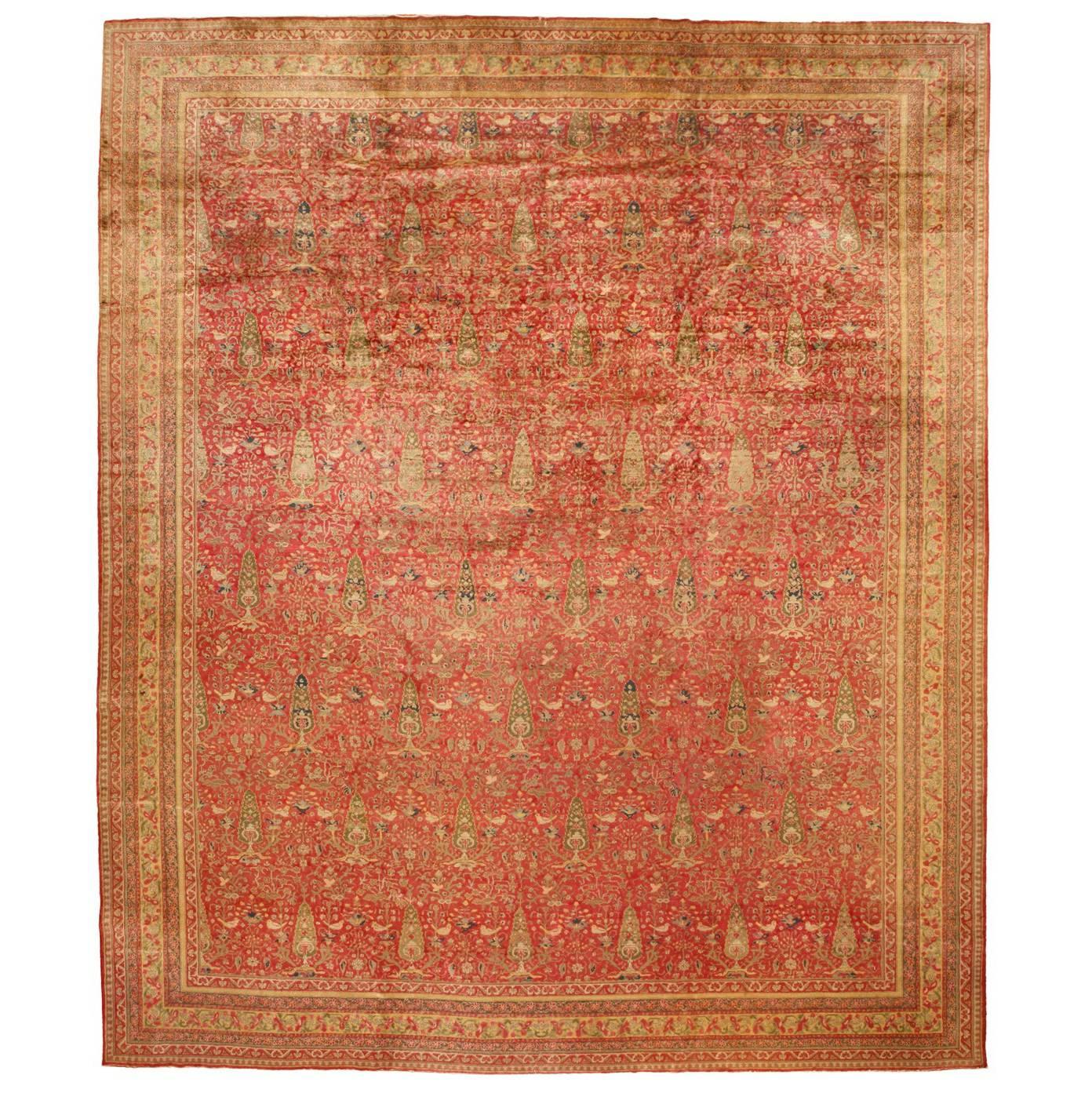 Antique North Indian Carpet For Sale