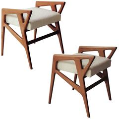 Gio Ponti Pair of Stools 1