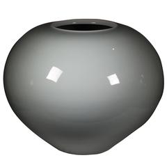 Large Glazed Ceramic Japanese Vase