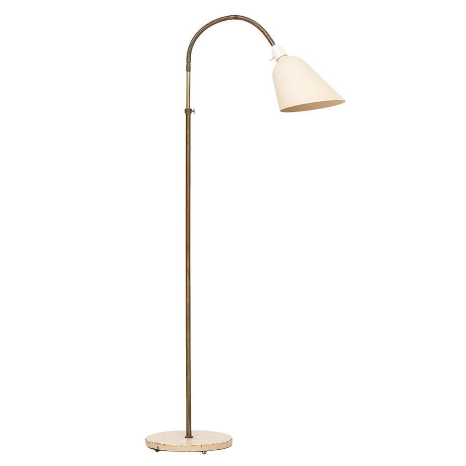 Arne Jacobsen Early Floor Lamp Produced by Louis Poulsen in Denmark