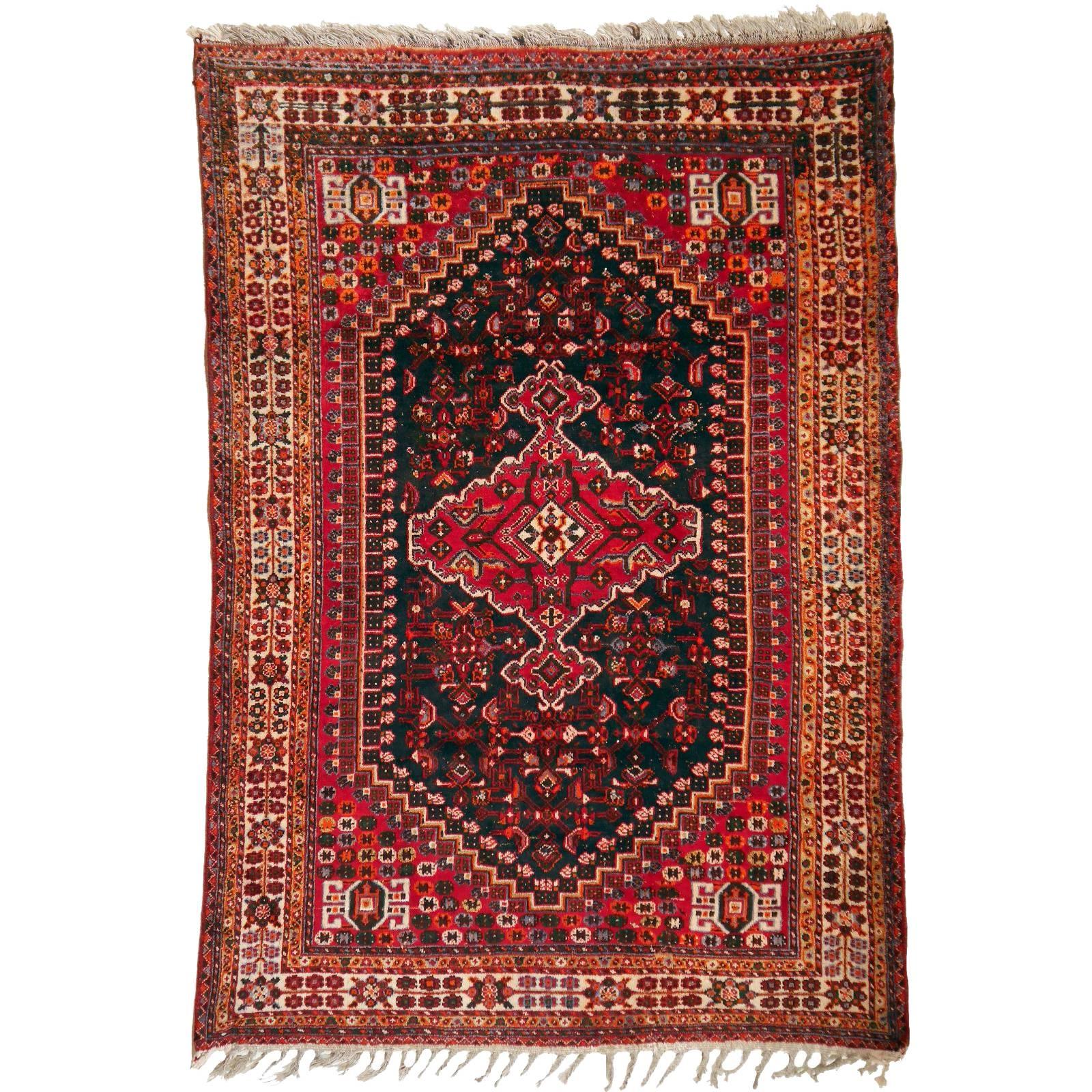 Vintage Tribal Nomadic Persian Rug