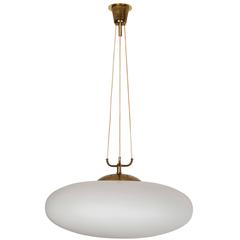 Glass Pendant by Stilnovo
