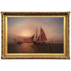 "Sunset in the Harbor" by Elisha Taylor Baker