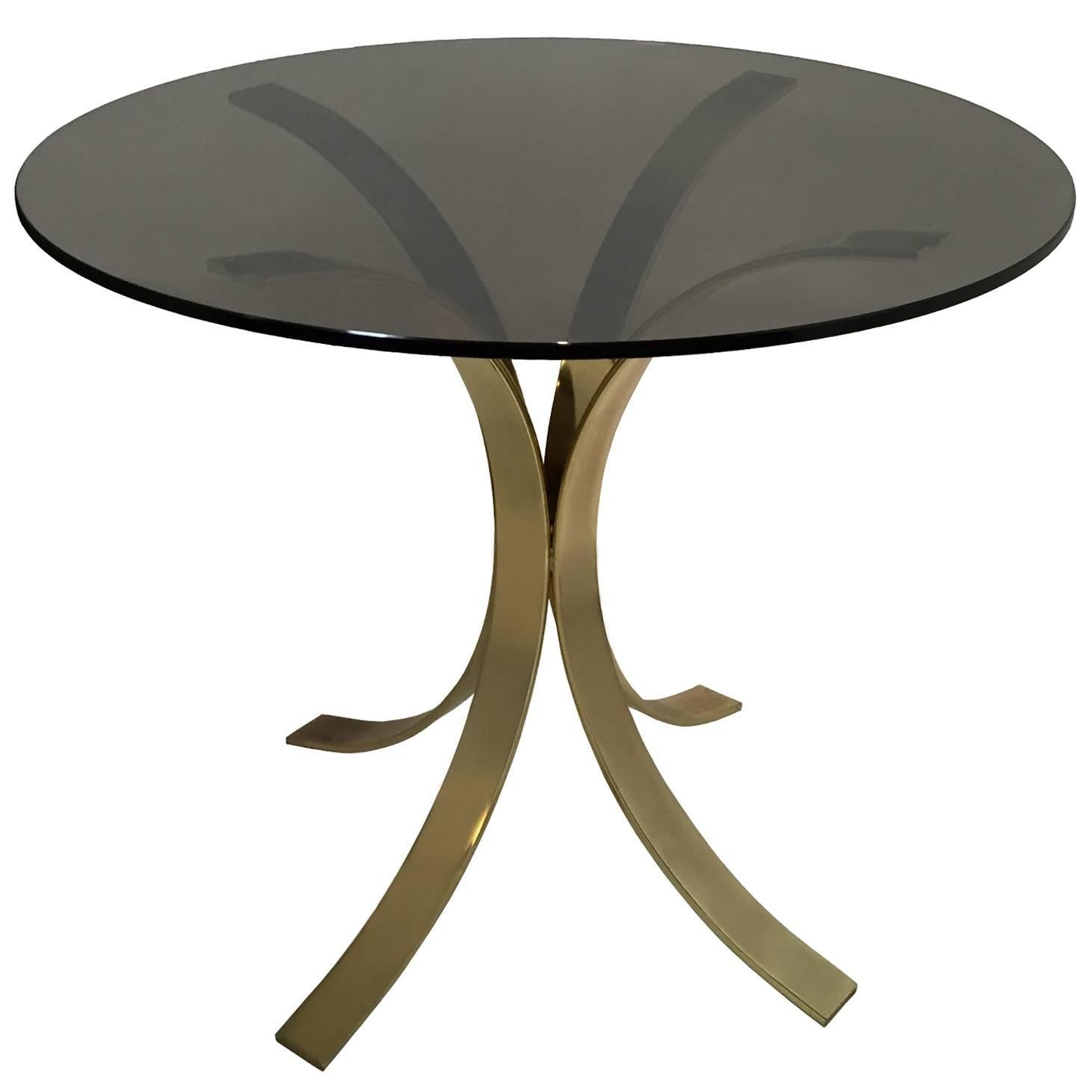 Brass Tulip Base Dining Table
