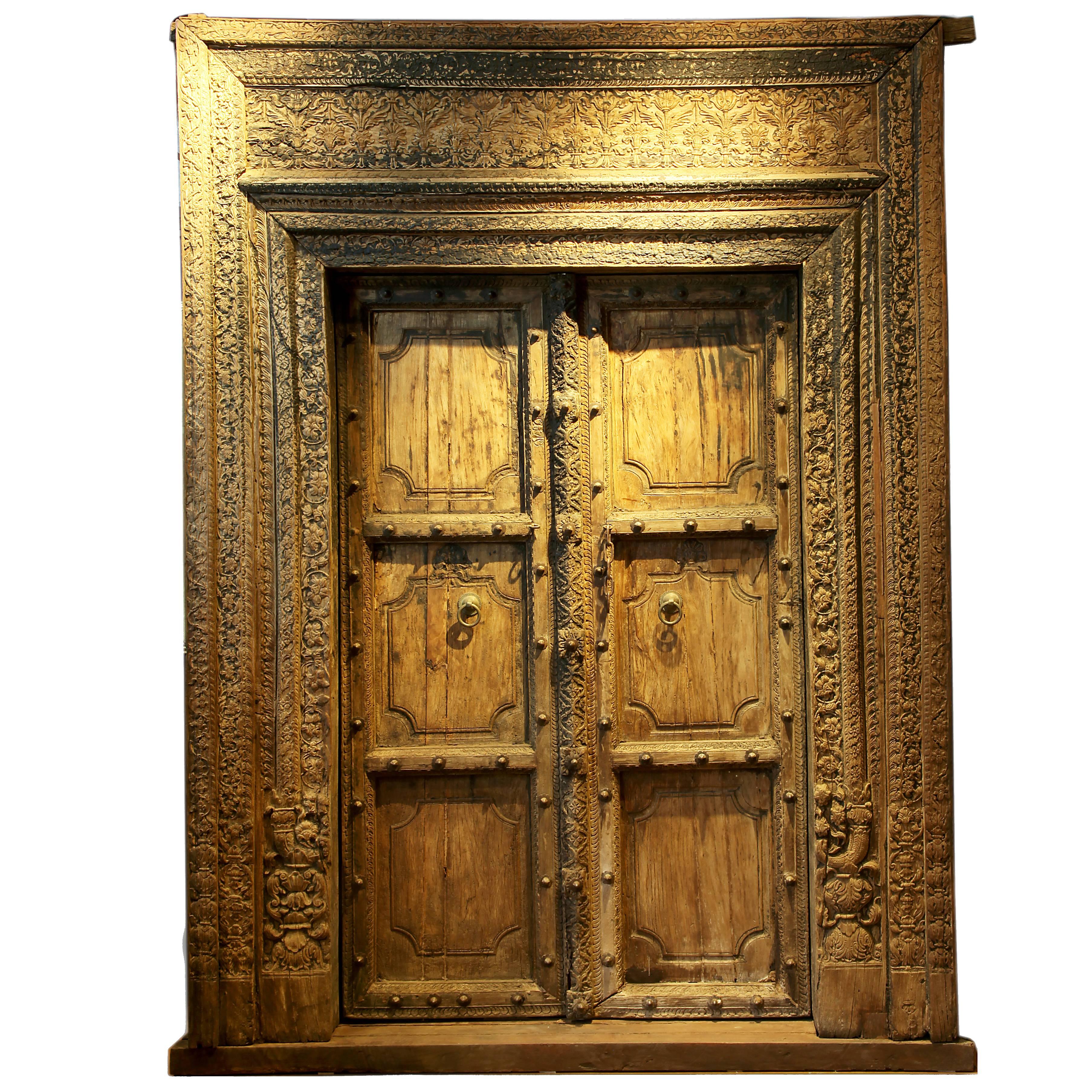 Set of Indian Doors with Surround