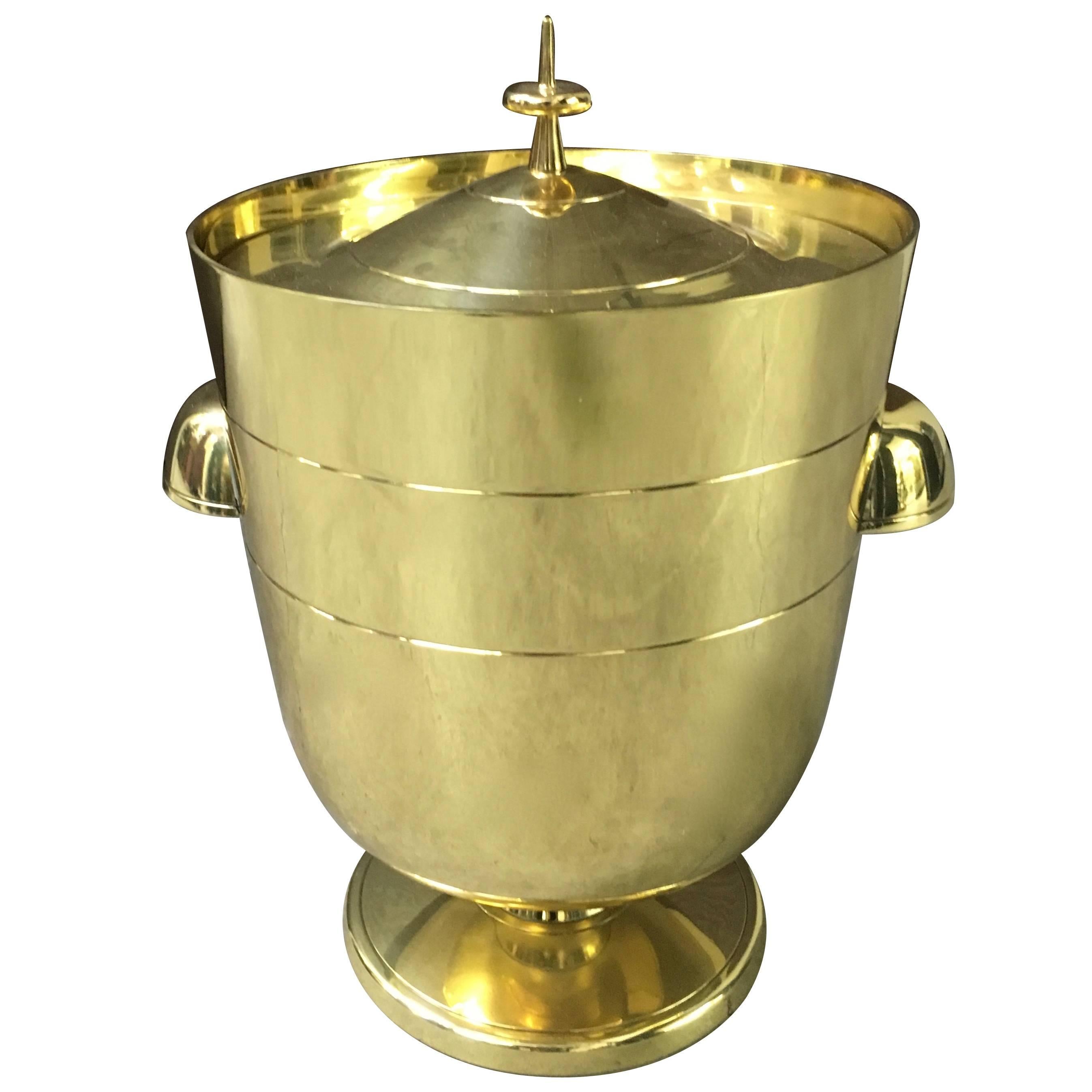 Brass Tommi Parzinger Ice Bucket