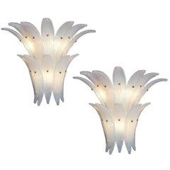 Pair of Italian Murano Glass Sconces
