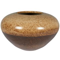 Alvino Bagni Round Two-Tone Ceramic Vase for Raymor 10