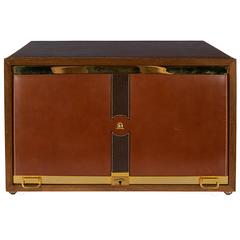 Mark Cross Men's Jewelry Box in Leather and Brass 9
