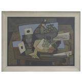 Cubist Still Life Serigraph by Georges Braque