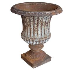 Antique English Cast Iron Urn