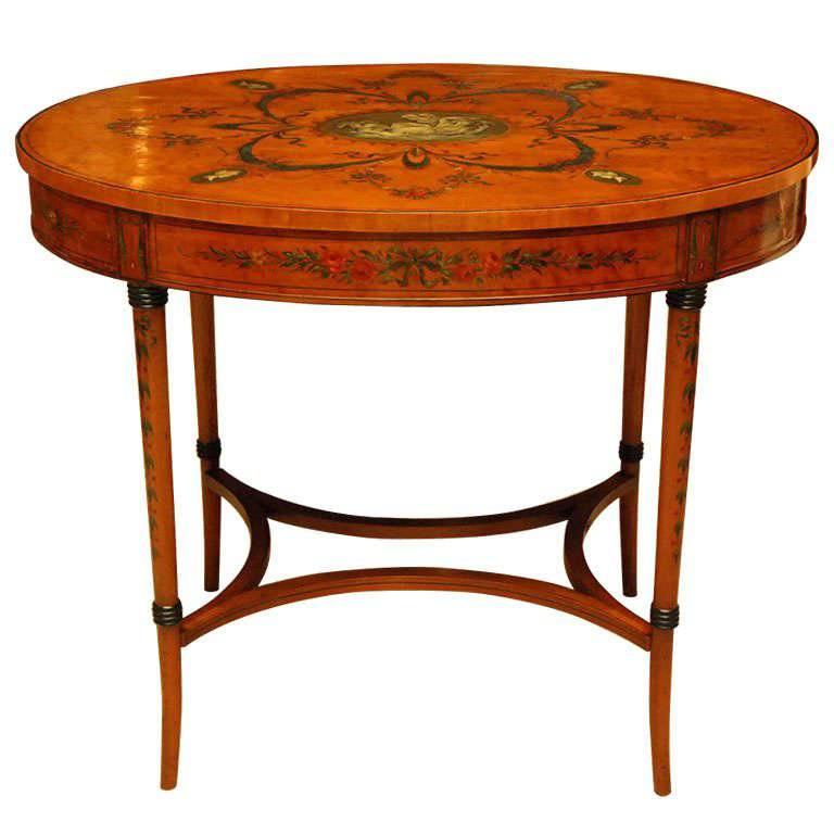 Satinwood Center Table