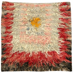 Vintage Turkish Tulu Rug