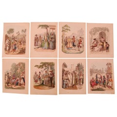 Set of Eight 19th Century Prints of Middle Eastern Interest