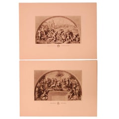 Set of Eight 20th Century Prints Depicting Ancient Roman Events
