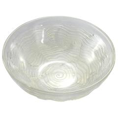 Vintage Early 20th Century Art Deco Opalescent Glass 'Dauphin' Bowl by René Lalique