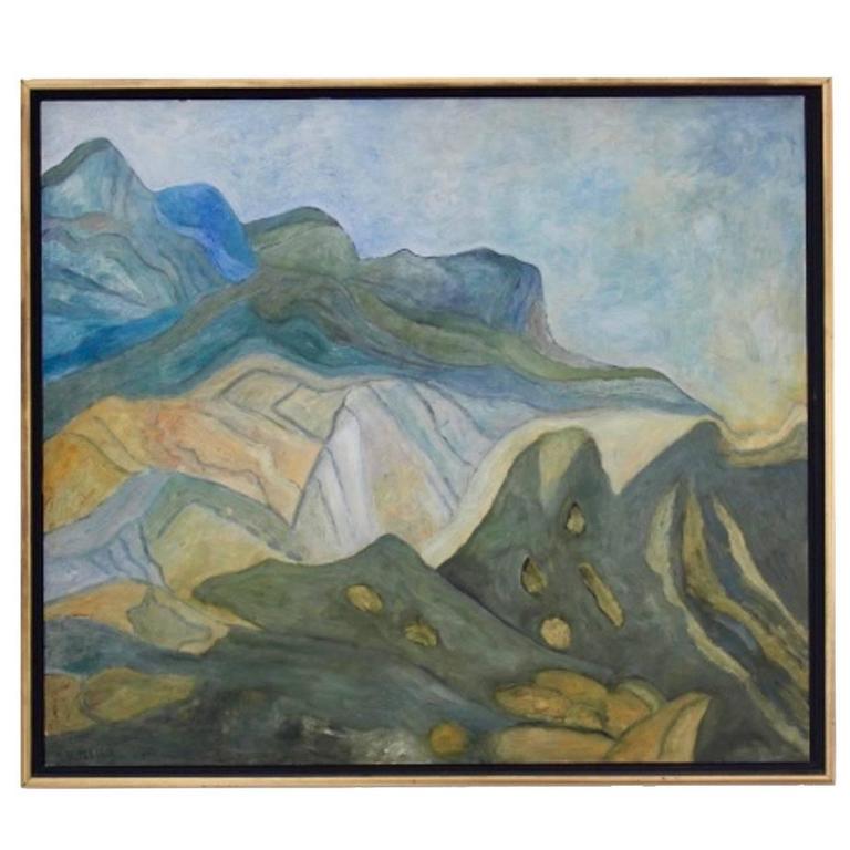 Mountain View at the Provence Painting For Sale
