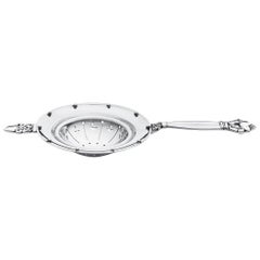 Georg Jensen, Acorn, Sterling Silver Tea Strainer