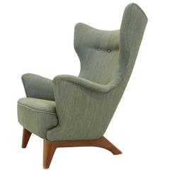 Wing Backed Easy Chair, Anonymous, Norway, 1950s