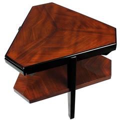 Art Deco Triangular Side Table