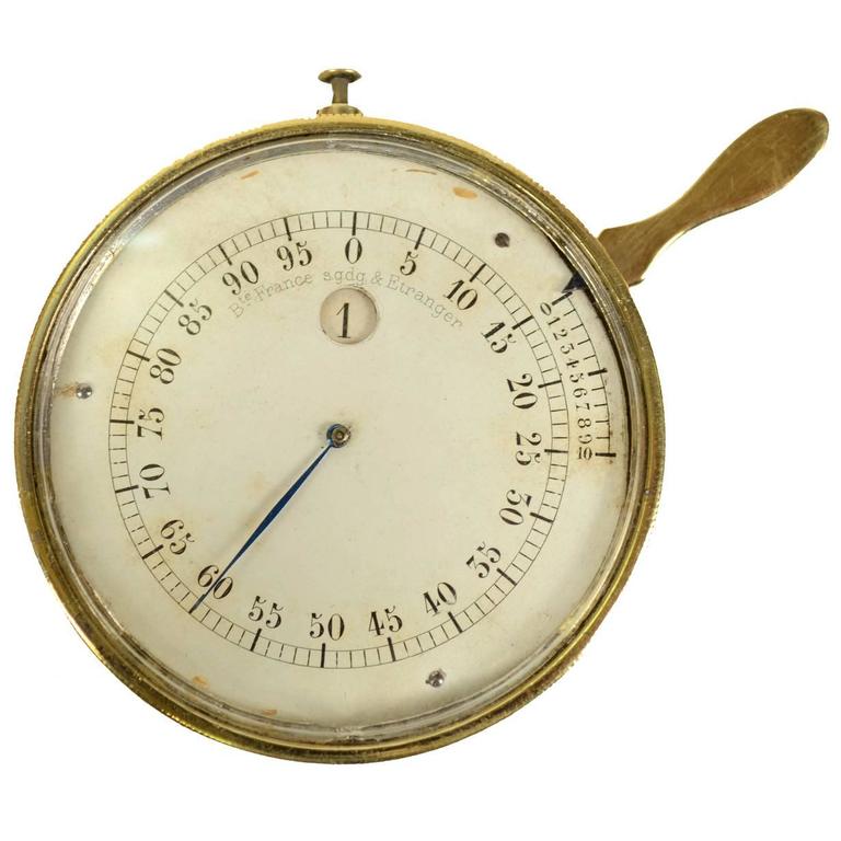 Rare Pedometer Made in the Late 19th Century For Sale at 1stdibs