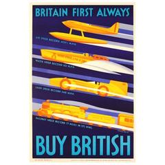 Britain First Always Buy British EMB Art Deco