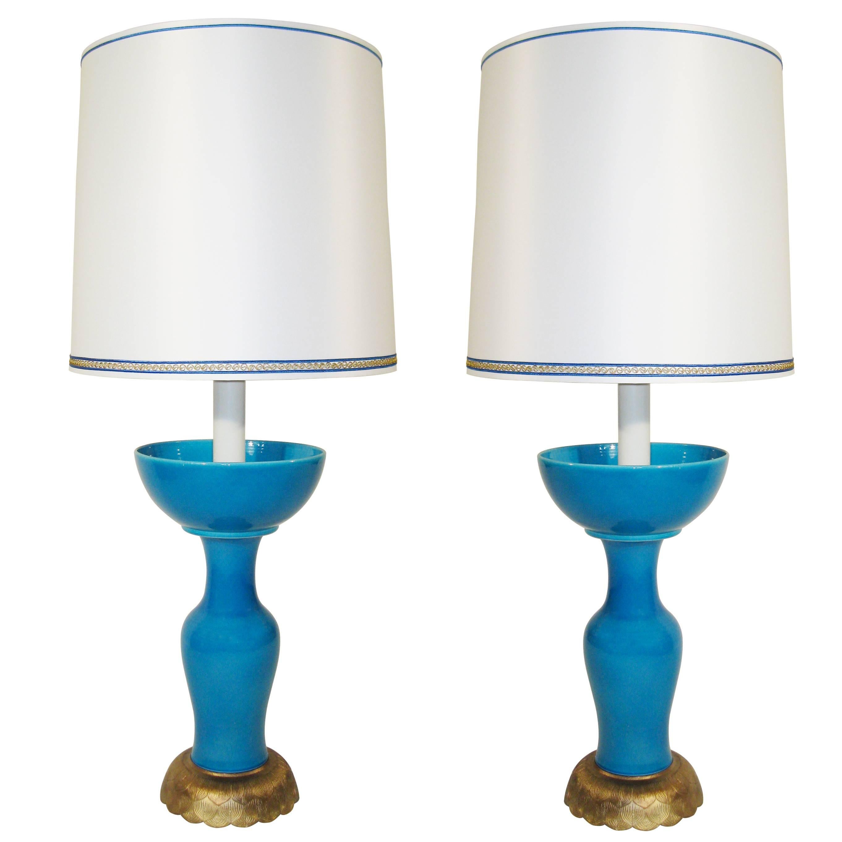 Pair of Table Lamps Designed by Frank Kyle, circa 1960