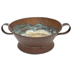 19th Century Country French Copper Bin Jardiniere 11