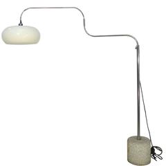 Mid-Century Italian Vintage Swivel Pole Floor Lamp