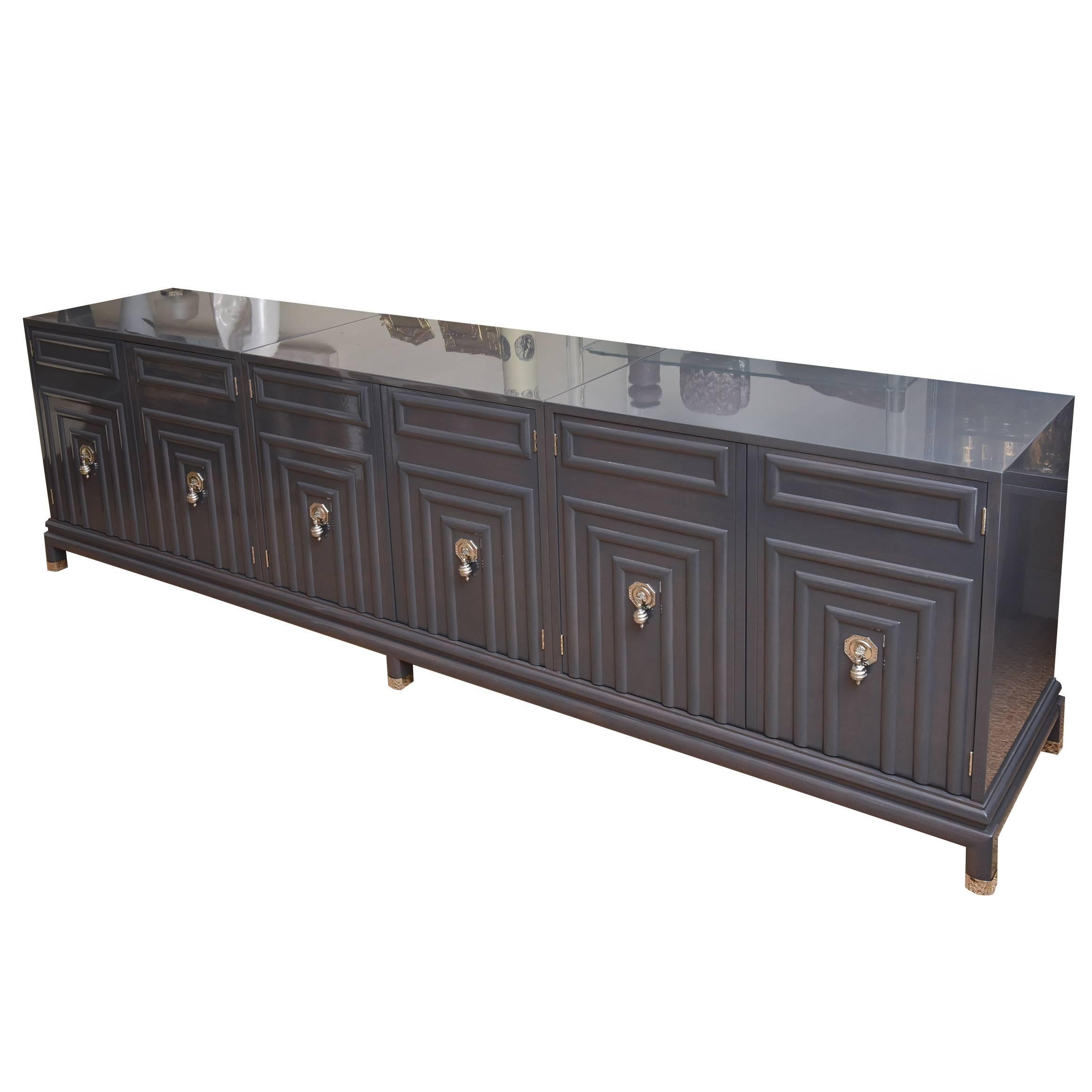 Renzo Rutili Three Part Cabinet/Buffet