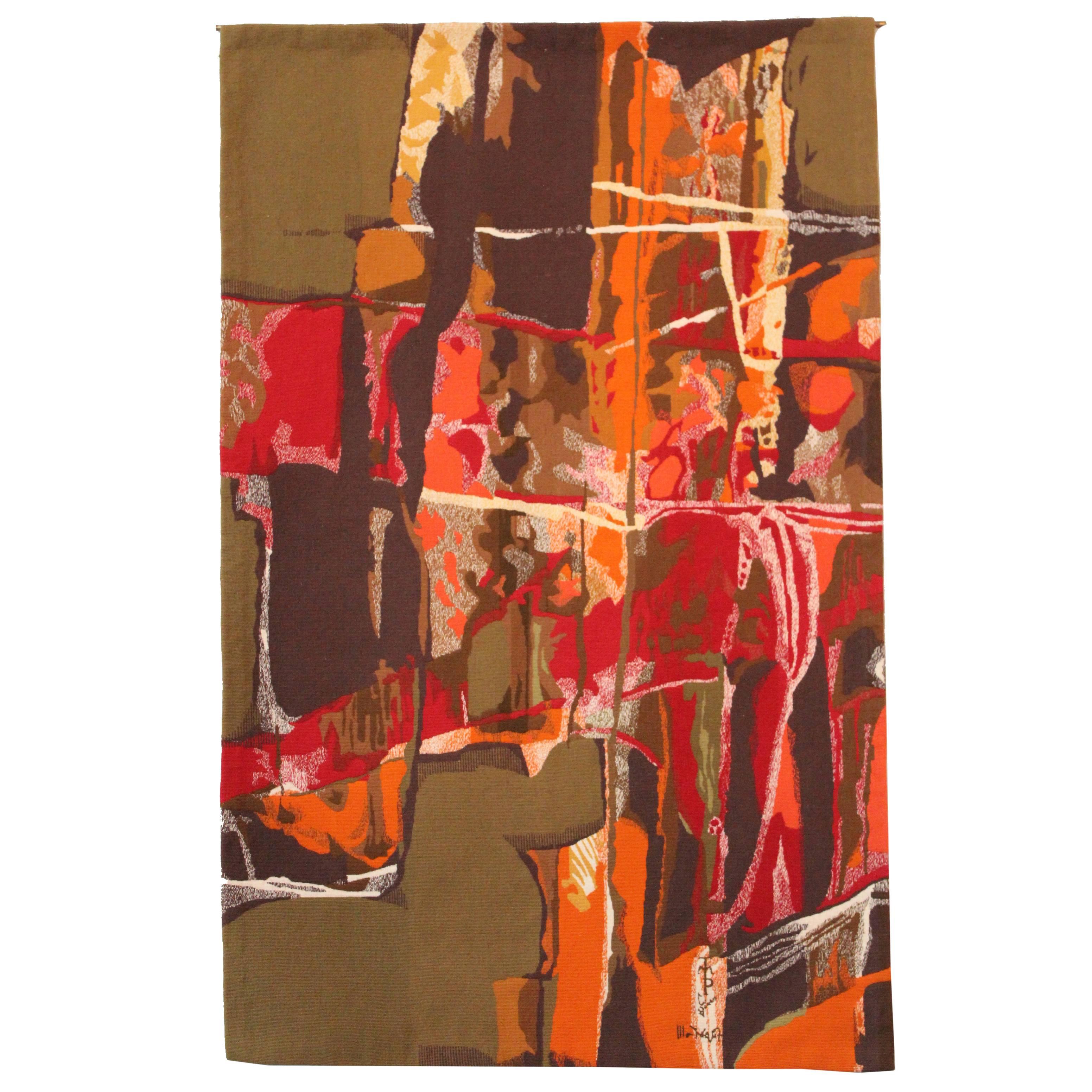 Mathieu Matégot Tapestry Titled "19 Composition"
