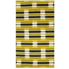 Danish Flat Weave Geometric Rug