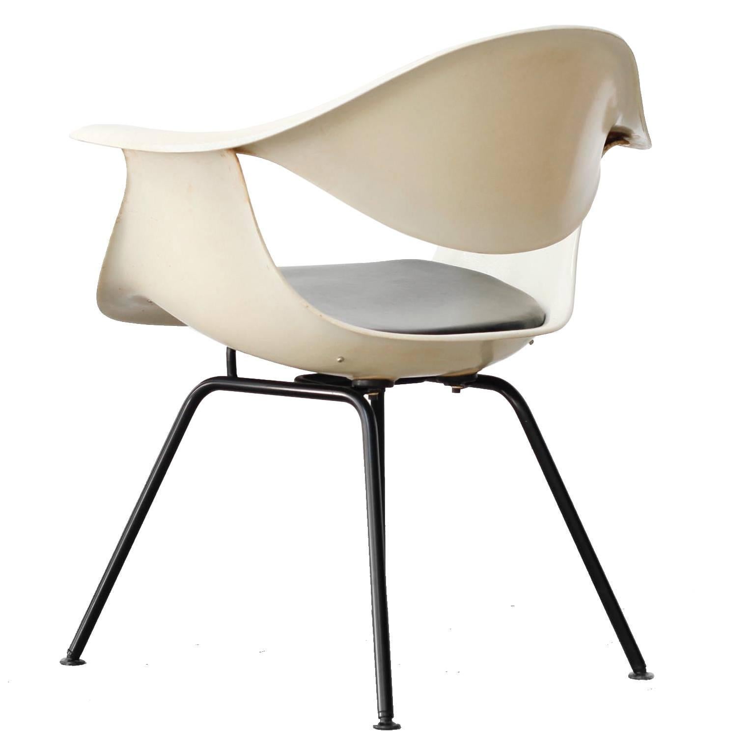 DAF Fiberglass chair by George Nelson for Herman Miller, 1958 For Sale