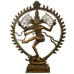Antique Bronze Figure of Shiva Nataraja