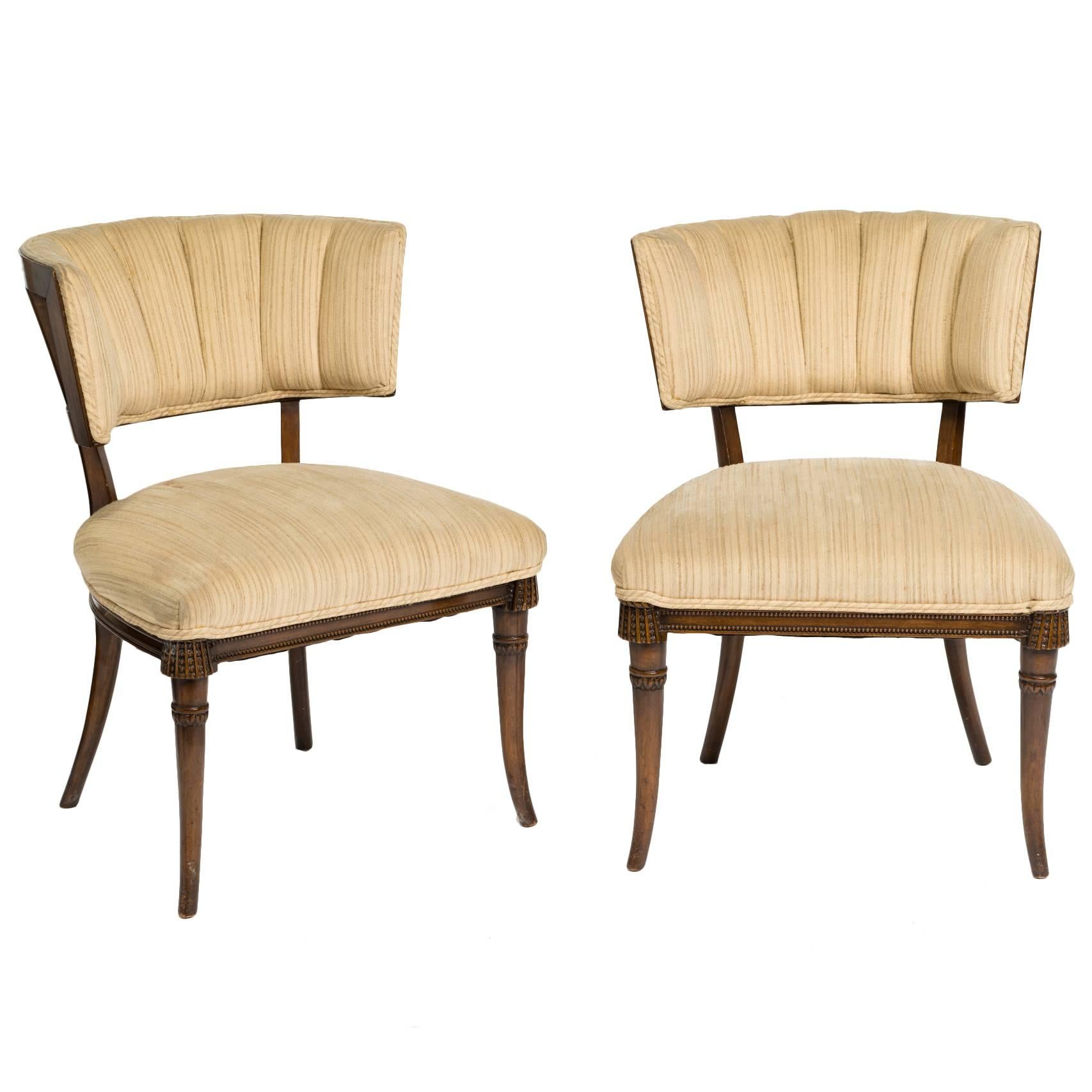 Pair of 1940s Klismos Chairs