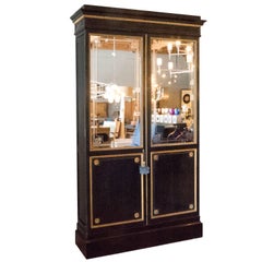 Antique Napoleon III Mirrored Cabinet