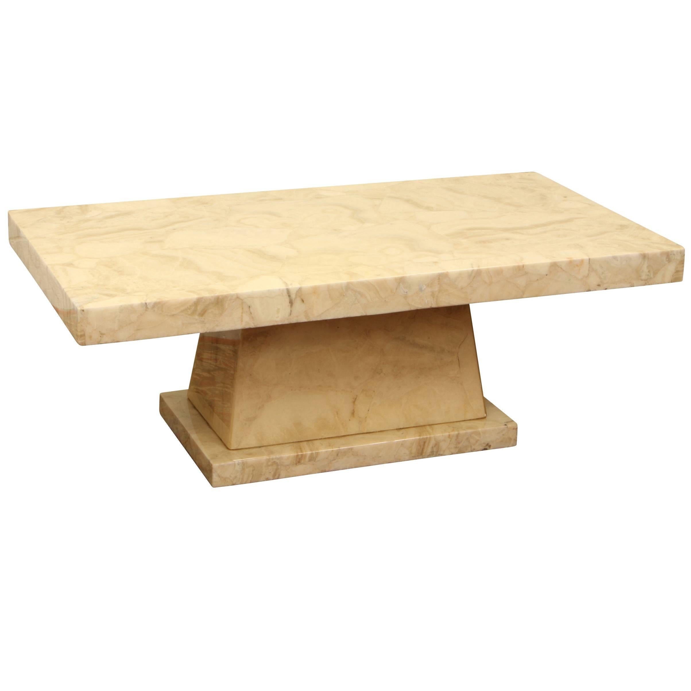 Muller of Mexico Rectangular Onyx Table