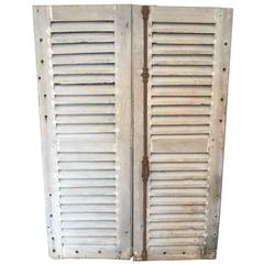 Pair of 19th Century French Decorative Shutters
