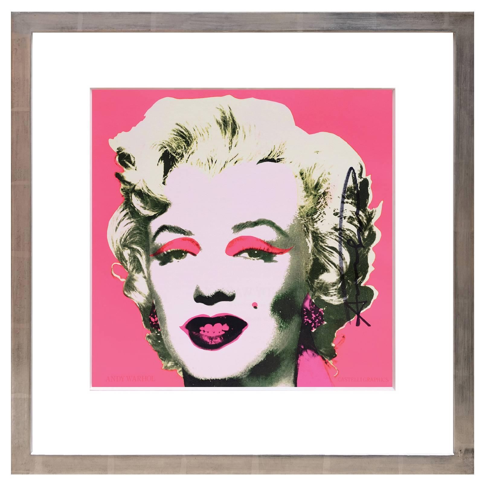 Warhol, Andy, Marilyn Monroe, Invitation Card, 1981