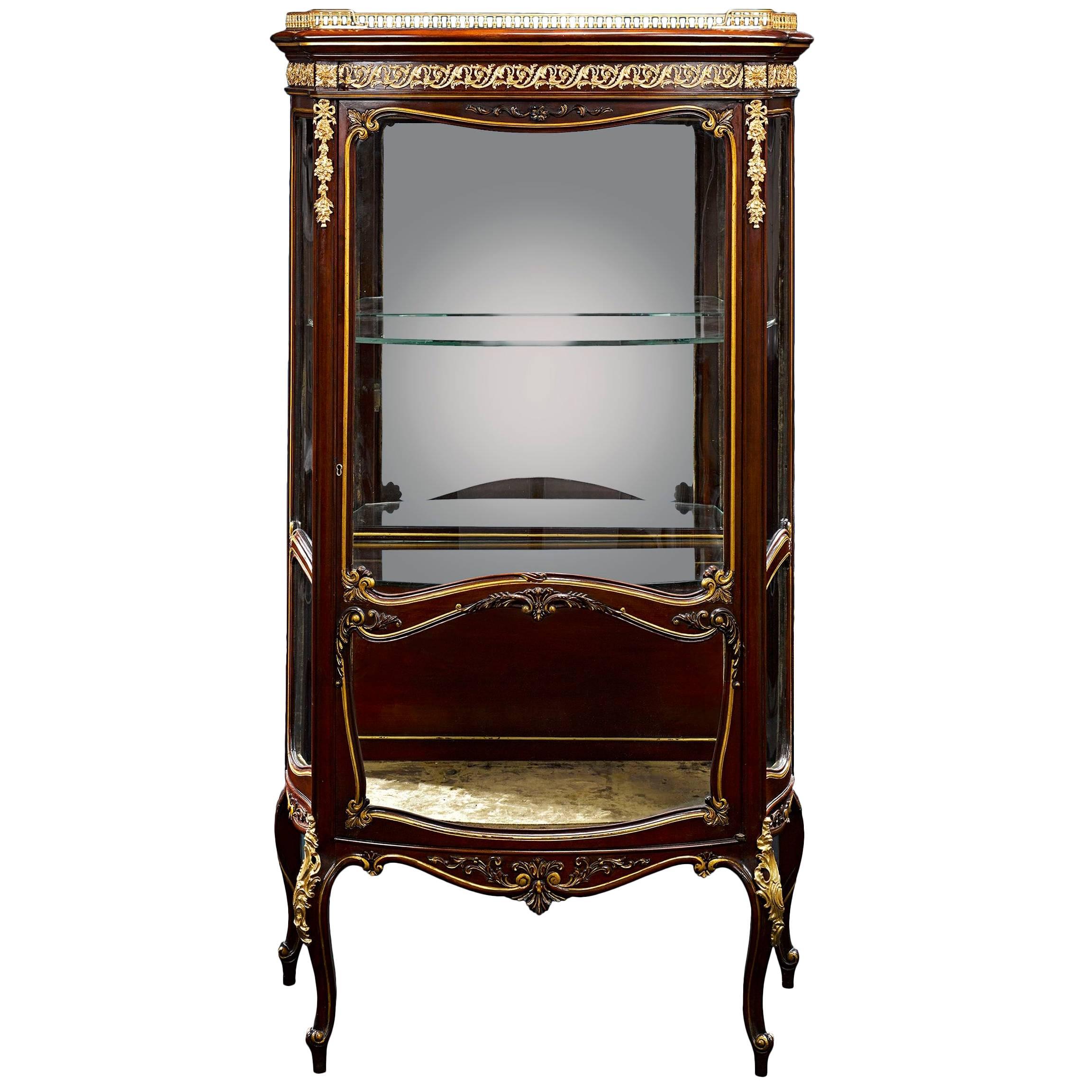 19th Century French Vitrine by Francois Linke