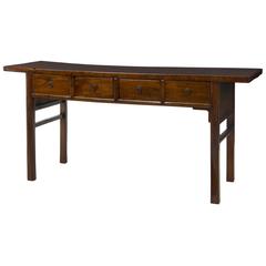 19th Century Chinese Lacquered Sideboard Table 11